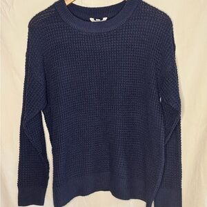 Time and Tru Sweater- Navy